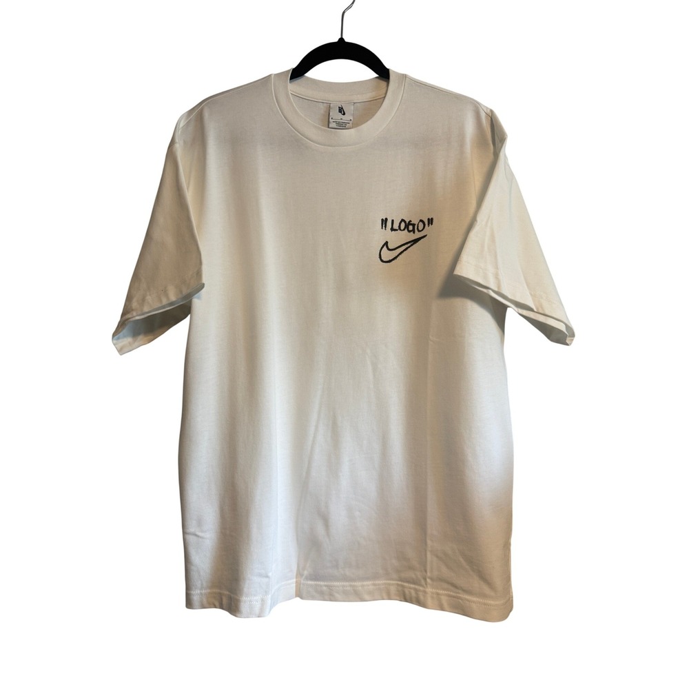 Nike Virgil Abloh The Codes Art Basel Miami Graphic T Shirt White Size M Unisex